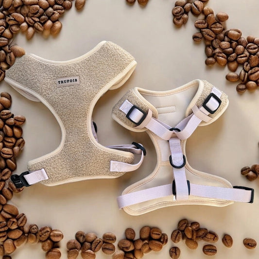 Teddy Softgeschirr für Welpen & kleine Hunde – Cappuccino