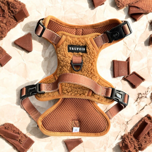 Teddy Sisu Hundegeschirr warm & gepolstert – Brownie
