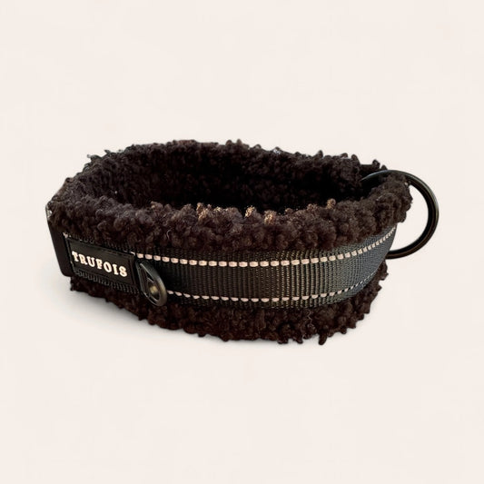 Teddy Hundehalsband verstellbar mit Klickverschluss – Lakritz
