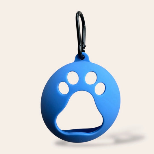 Ballhalter Blaubeere in Blau mit Pfotenform