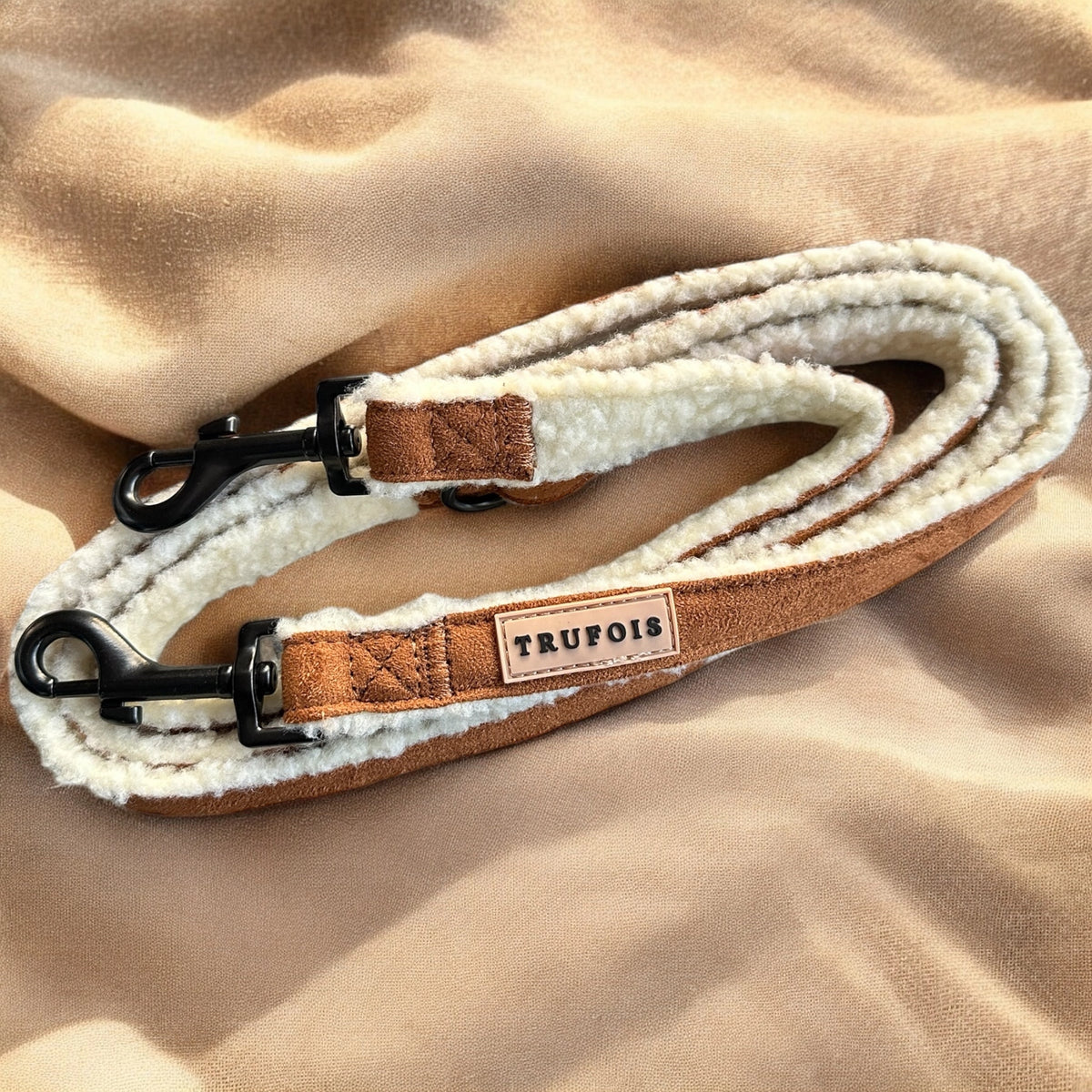 Teddy Multifunktionsleine verstellbar – Mocca