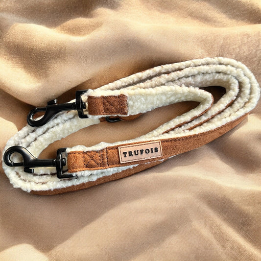 Teddy Multifunktionsleine verstellbar – Mocca